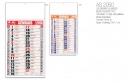 CALENDARIO OLANDESE QUADRETTATO TRIMESTRALE MEDIO 12 FOGLI