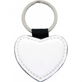 10 portachiavi in pelle a forma di cuore