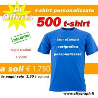 500 T-SHIRT STAMPATA