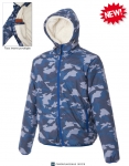 BERGEN Giubbino in nylon 20D morbido, con fodera in peluche