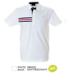 BUDAPEST Polo manica corta in jersey 100% cotone pettinato