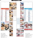 CALENDARIO PAPA FRANCESCO TRIMESTRALE  SILHOUETTE 12 FOGLI