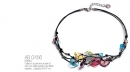 COLLANA IN PERLE DI VETRO E FOGLIA ARGENTO PURO - ANTICA MURRINA