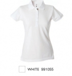 COLOMBIA LADY Polo manica corta 100% cotone pettinato, bottone I