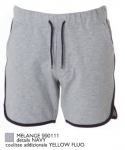 CRETA MAN Pantalone corto in felpa leggera 100% cotone french te