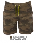 CRETA MAN Pantalone corto in felpa leggera 100% cotone french te