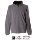 ESTONIA PILE ANTIPILLING GREY DETAILS BLACK