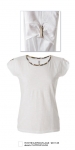FORTALEZA LADY  T-shirt manica corta dirocollo 100% cotone effet