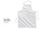 GREMBIULE BIANCO COTONE PESANTE 65X80