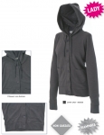 HAMILTON LADY Felpa donna 100% cotone NON garzata,effetto fiamma