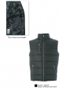LAOS GILET IN NYLON LUCIDO IMPERMEABILE