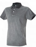 LEEDS Polo mainca corta in jersey 100% cotone pettinato tinto a