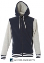 LOS ANGELES FELPA COTONE POLIESTERE ZIP LUNGA