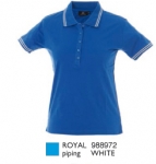 MINORCA LADY  Polo manica corta in jersey 100% cotone pettinato