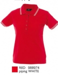 MINORCA LADY  Polo manica corta in jersey 100% cotone pettinato