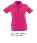MINORCA LADY  Polo manica corta in jersey 100% cotone pettinato