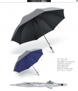 MAXI OMBRELLO SILVER/BLU APERTURA AUTOMATICA