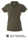 NAIROBI LADY Polo donna manica corta in jersey 100% cotone petti
