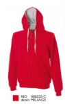 NEW KANSAS Felpa cotone polyestere zip lunga