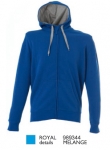 NEW KANSAS Felpa cotone polyestere zip lunga