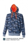 NEW KANSAS Felpa cotone polyestere zip lunga