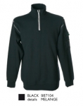 NEW SINGAPORE Felpa cotone poliestere zip cortacon portabadge