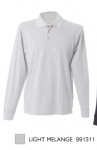 NEW ZELAND Polo manica lunga 100% cotone pique bottone Italia
