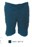 NILO pantalone corto poliestere cotone