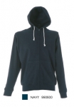 PANAMA Felpa 100% cotone non garzata zip lunga