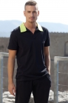 POLO UOMO BICOLORE ELASTICIZZATA