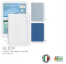 PORTACARD 2 TASCHE IN PVC   Made in Italy