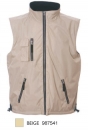 PORTUGAL GILET IN POLIESTERE PONGEE