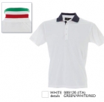 RICCIONE Polo manica corta in jersey 100% cotone pettinato