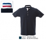 RICCIONE Polo manica corta in jersey 100% cotone pettinato