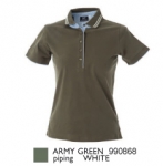 RODI LADY Polo donna manica corta in jersey 100% cotone pettinat