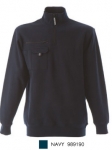 SEUL Felpa cotone/ polyestere zip corta multitasche
