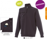 SEUL Felpa cotone/ polyestere zip corta multitasche