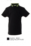 TENERIFE BOY Polo manica corta effetto fiammato 100% cotone