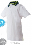 TENERIFE BOY Polo manica corta effetto fiammato 100% cotone