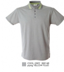 TENERIFE MAN Polo manica corta effetto fiammato 100%cotone