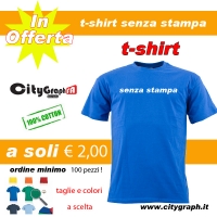 T-SHIRT NON STAMPATA