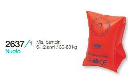 Braccioli junior effeasport 2/6 anni