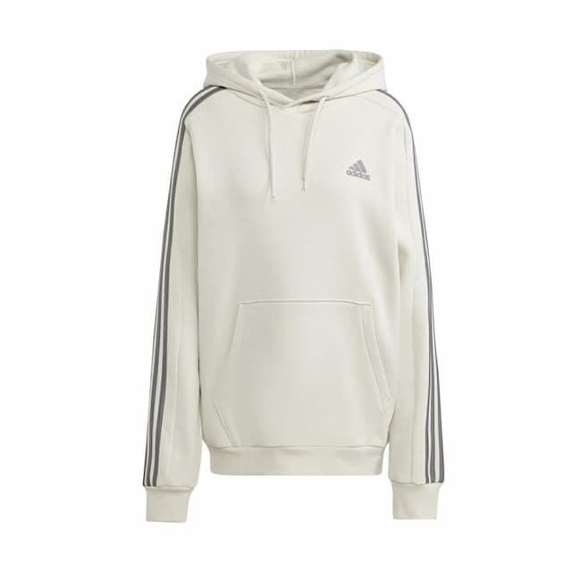 Felpa con cappucciouomo essentials fleece 3stripes Adidas