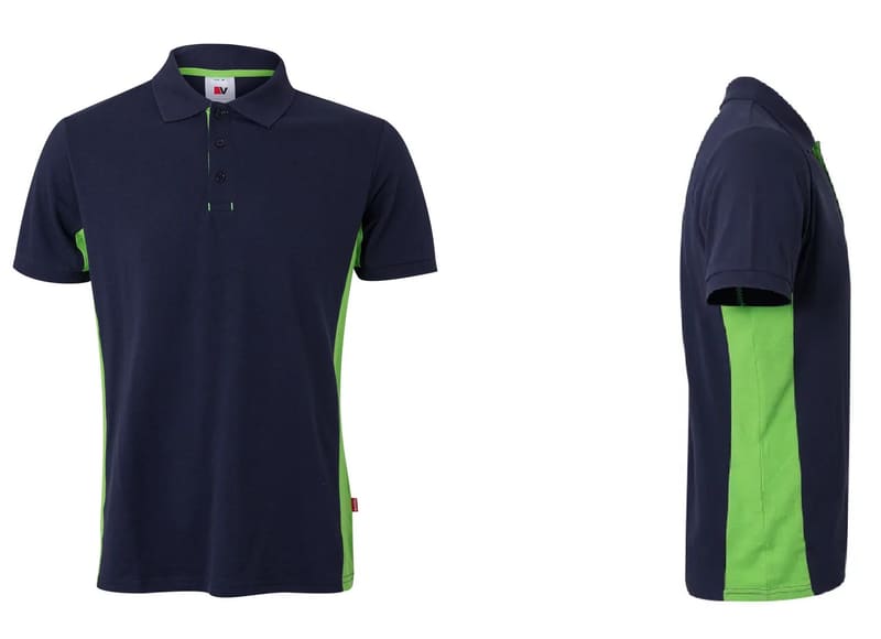 POLO BICOLORE MANICA CORTA