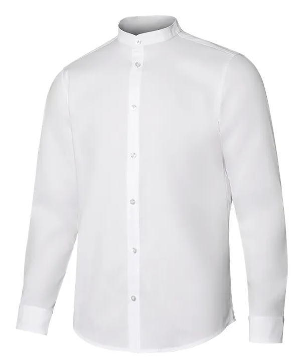 CAMICIA MAN COLLO ALLA COREANA MANICA LUNGA