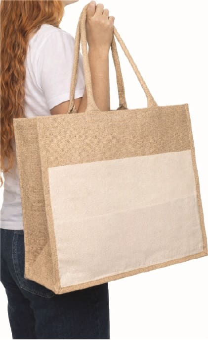 BORSA IN JUTA E COTONE