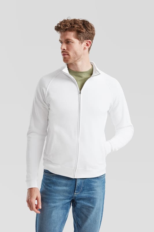 FELPA ZIP INTERA UOMO 80/20