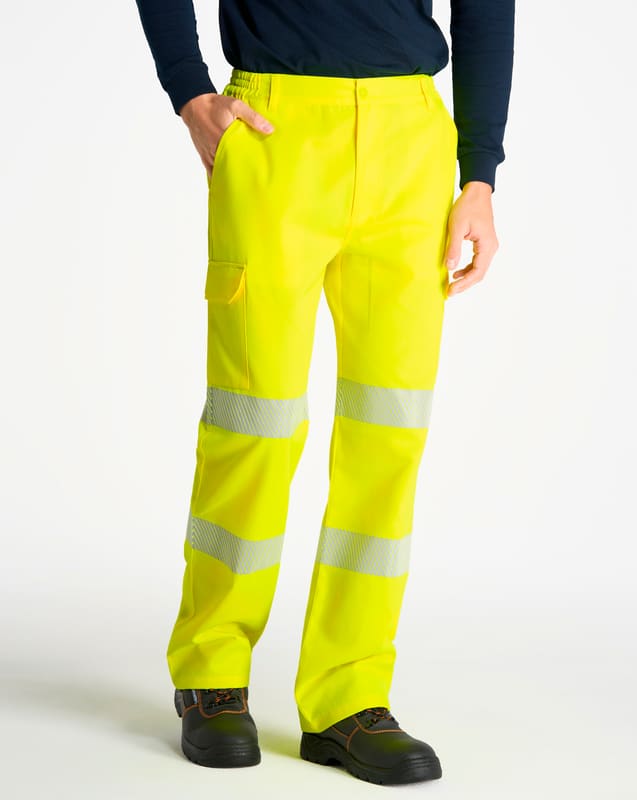 PANTALONE MULTITASCHE FODERATO