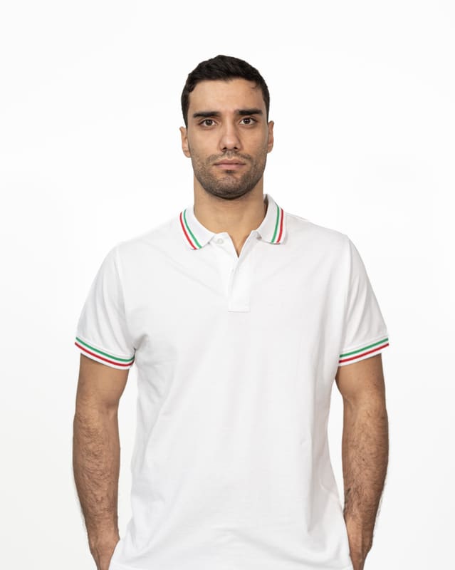 POLO UOMO M/CORTA TRICOLORE