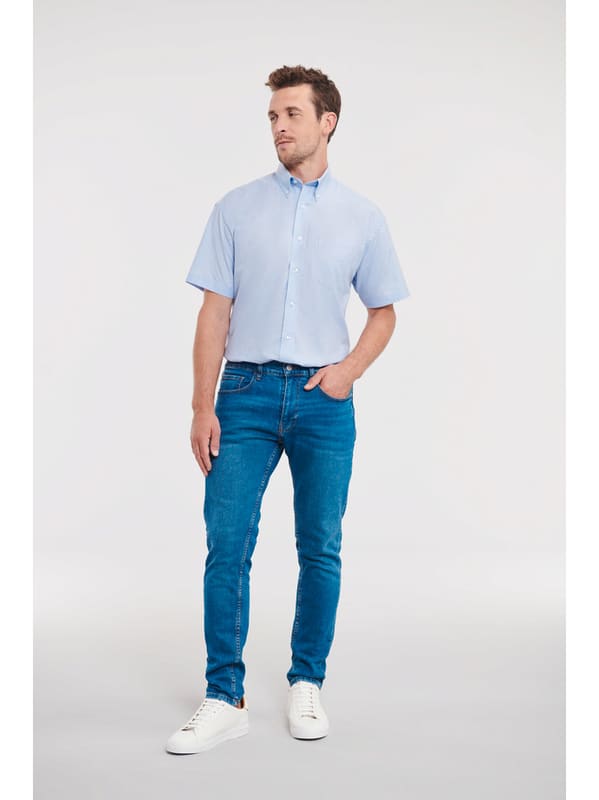 CAMICIA MAN OXFORD M/CORTA